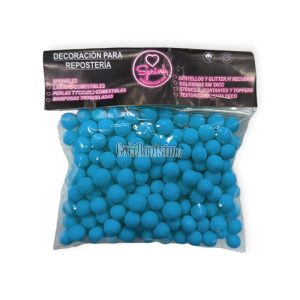 Drops Perlas Medianas Celeste Sprink x40 Gramos