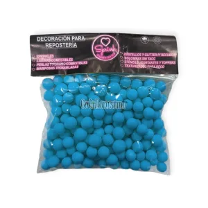 Drops Perlas Medianas Celeste Sprink x40 Gramos