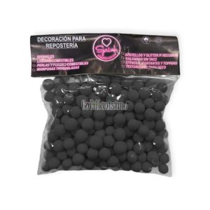 Drops Perlas Medianas Negras Sprink x40 Gramos