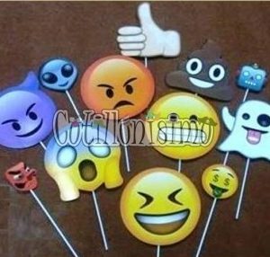 Photo Props EMOTICONES LOQUITOS x12 Unidades CARTON