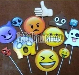 Photo Props EMOTICONES LOQUITOS x12 Unidades CARTON