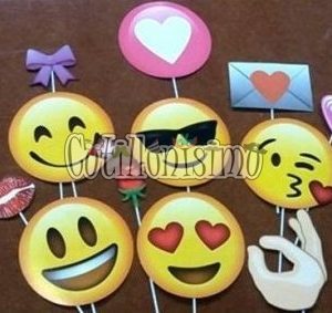 Photo Props EMOTICONES ROMANTICOS x12 Unidades CARTON
