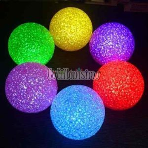 Esfera Símil Cristal MULTICOLOR (LED) 8 CM - Imagen 3