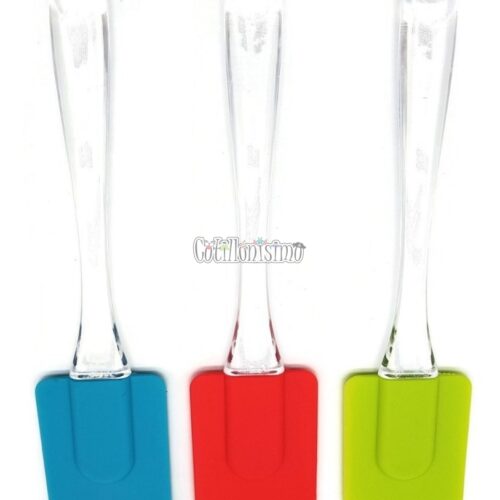 Espatula Silicona Mango Transparente 18 Cm