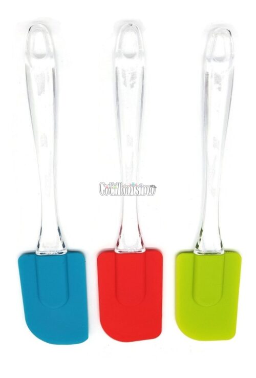 Espatula Silicona Mango Transparente 18 Cm