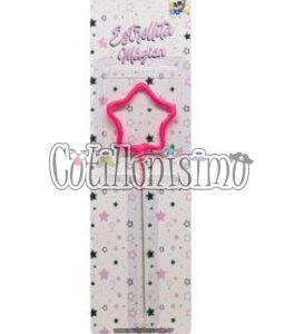 Vela CHISPITAS ESTRELLA Sparkles Color Rosa