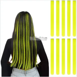 Extension de Pelo Color AMARILLO x1 Unidad