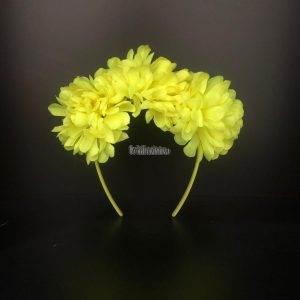 Vincha 3 Flores FLUO - Imagen 2