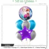 Set Globos FROZEN 7 Pcs