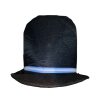 Galera Caballero Jersey Negra Con Cinta Bandera Argentina