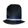Galera Caballero Jersey Negra Con Cinta Bandera Argentina