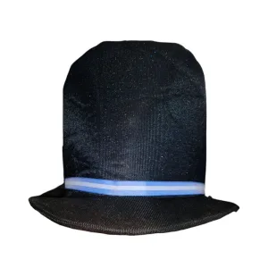 Galera Caballero Jersey Negra Con Cinta Bandera Argentina