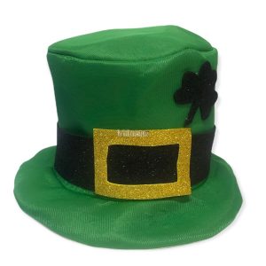 Gorro Galera Verde con Trebol San Patricio