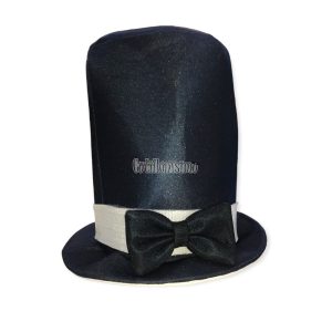 Galeron Negro con Moño y Cinta Novio (Jersey)