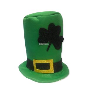 Gorro Galeron Verde con Trebol San Patricio
