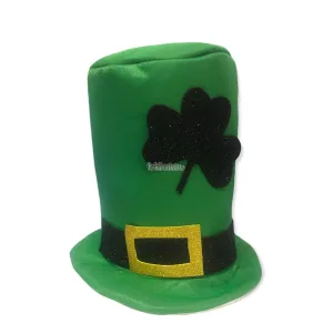 Gorro Galeron Verde con Trebol San Patricio