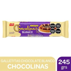 CHOCOLINAS Sabor Chocolate Blanco 245 Grs