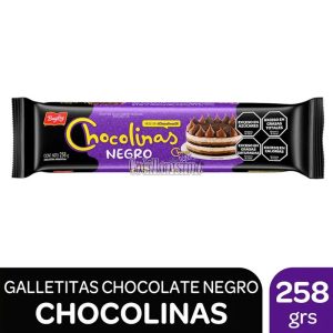 CHOCOLINAS Sabor Chocolate Negro 258 Grs