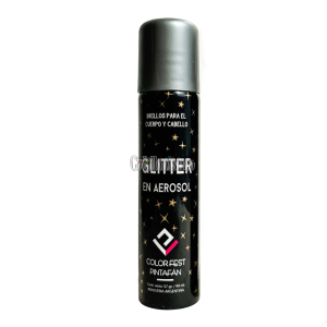 Glitter en Aerosol PLATEADO Pintafan 57gr / 90ml