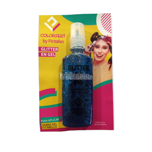 Glitter en Gel Azul x40ml Pintafan