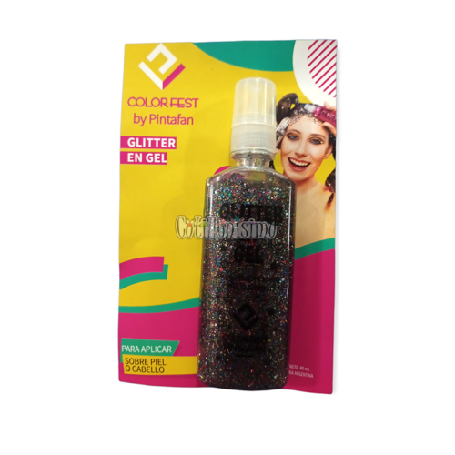 Glitter en Gel Multicolor x40ml Pintafan