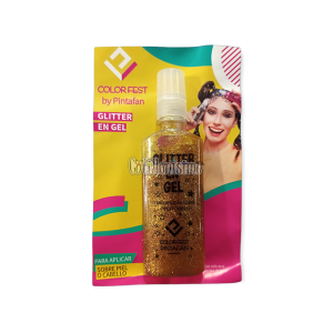 Glitter en Gel Oro x40ml Pintafan