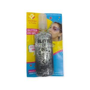 Glitter en Gel Plata x40ml Pintafan