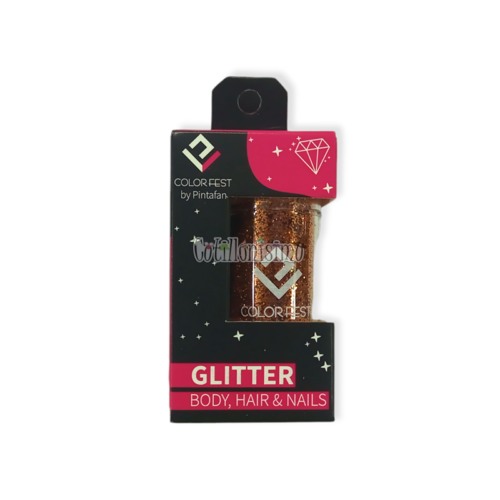 Glitter x15g Color Metal Cobre Pintafan