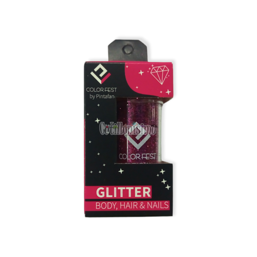 Glitter x15g Color Metal Magenta Pintafan