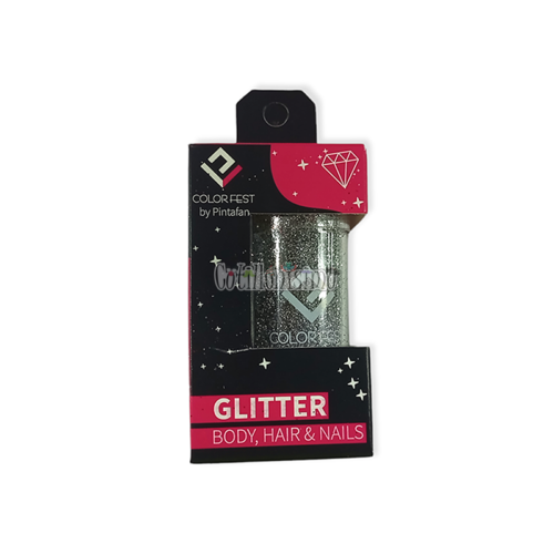Glitter x15g Color Metal Plata Pintafan