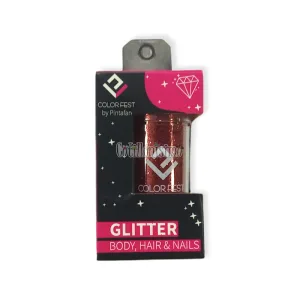 Glitter x15g Color Metal Rojo Pintafan