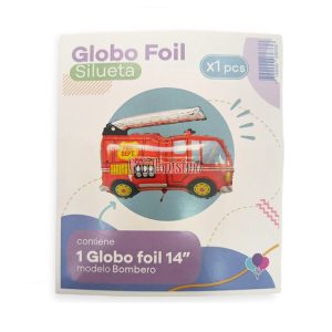 Globo BOMBERO (14 Pulgadas) Apto Aire