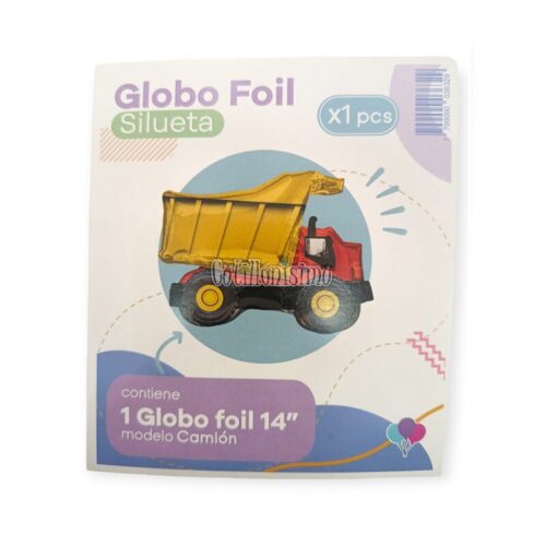 Globo CAMION (14 Pulgadas) Apto Aire