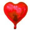 Globo Corazón Metalizado Color ROJO 45 CM