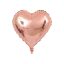 Globo Corazón Metalizado Color CHAMPAGNE 45 CM