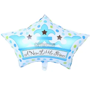 Globo Estrella Corona Lunares Celestes 50 cm