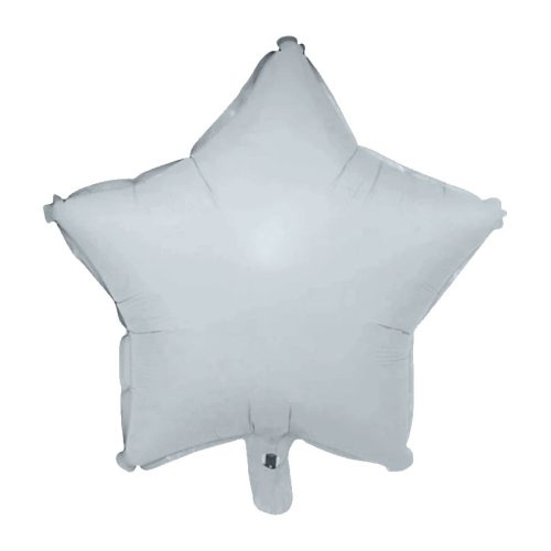 Globo Estrella Color Gris Pastel 45 Cm