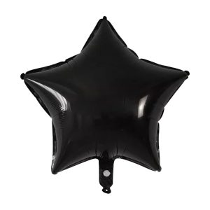 Globo Estrella Color Negro 45 Cm