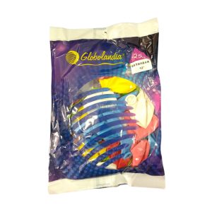 Globos GLOBOLANDIA LISO ESTANDAR Multicolor 12 Pulgadas X25 Unidades - Imagen 2