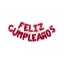 Globo Inflable FELIZ CUMPLEAÑOS Color Rojo Para Aire