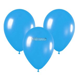 Globo Latex Liso Color CELESTE 10 Pulgadas X10 Unidades