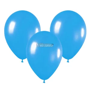 Globo Latex Liso Color CELESTE 10 Pulgadas X10 Unidades