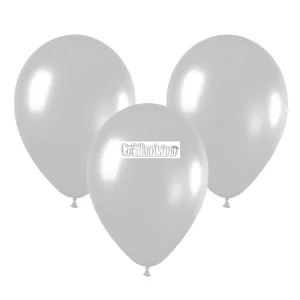 Globo Latex Liso Color GRIS 10 Pulgadas X10 Unidades