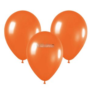 Globo Latex Liso Color NARANJA 10 Pulgadas X10 Unidades