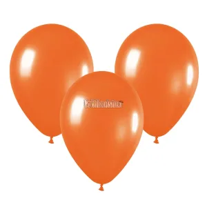 Globo Latex Liso Color NARANJA 10 Pulgadas X10 Unidades