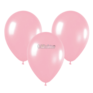 Globo Latex Liso Color ROSA PASTEL 10 Pulgadas X10 Unidades