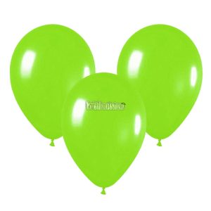 Globo Latex Liso Color VERDE MANZANA 10 Pulgadas X10 Unidades