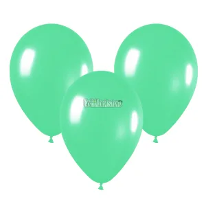 Globo Latex Liso Color VERDE PASTEL 10 Pulgadas X10 Unidades