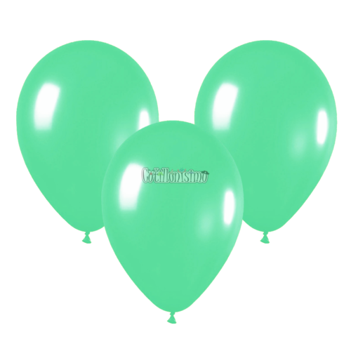 Globo Latex Liso Color VERDE PASTEL 10 Pulgadas X10 Unidades