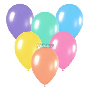 Globo Latex Liso Colores SURTIDOS PASTEL 10 Pulgadas X10 Unidades